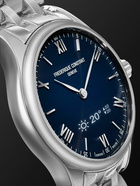 Frederique Constant - Gents Vitality 42mm Stainless Steel Smart Watch, Ref. No. FC-287N5B6B - Blue