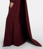 Elie Saab Cape-detail belted gown