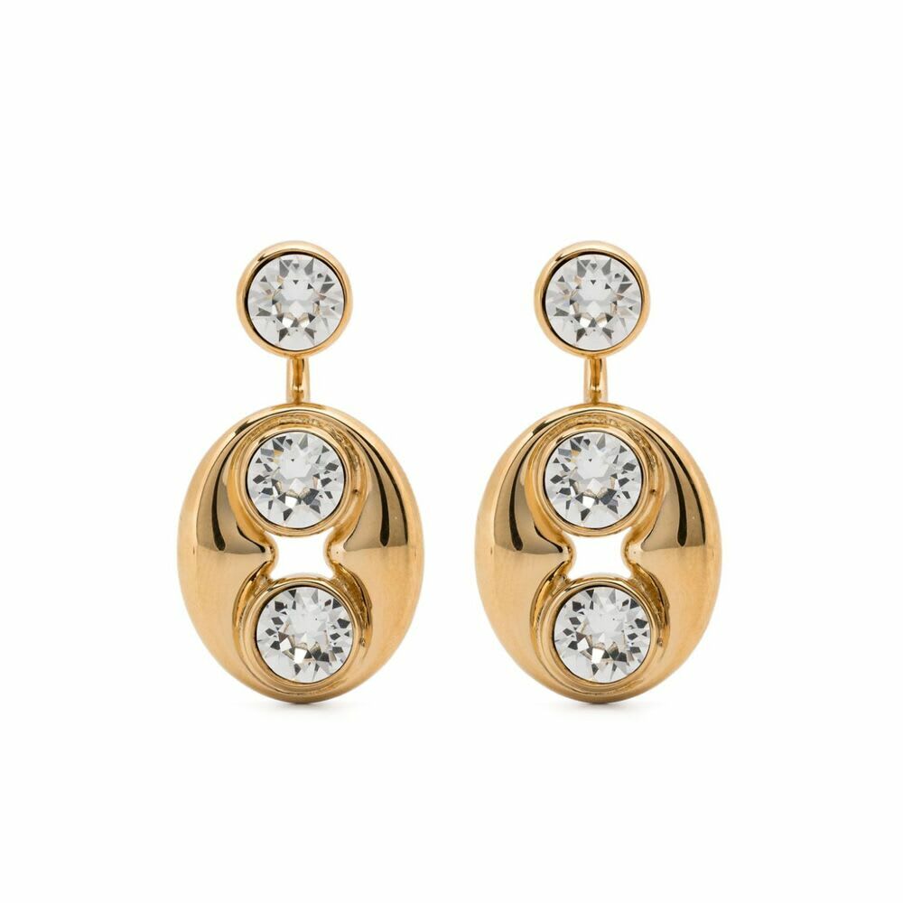 ピアス AMINA MUADDI Heartbreaker Earring Gold Base Heartbreaker earrings in gold - Amina Muaddi | Mytheresa