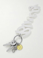 Balenciaga - Silver-Tone and Enamel Keyring