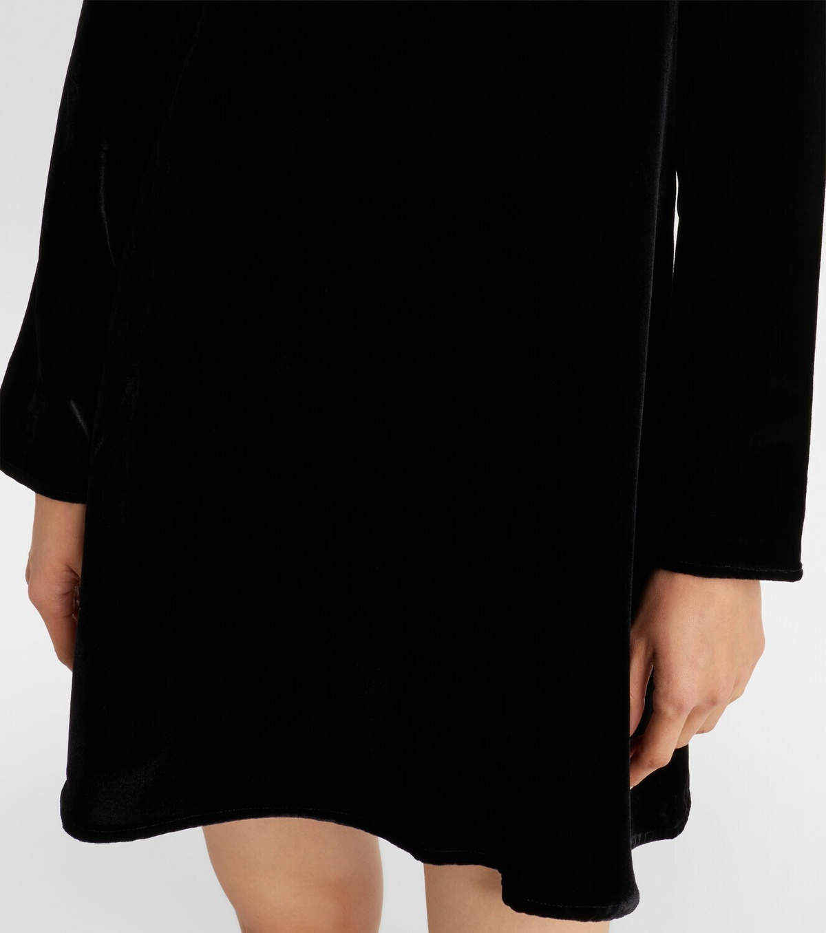 Asceno Larissa velvet minidress
