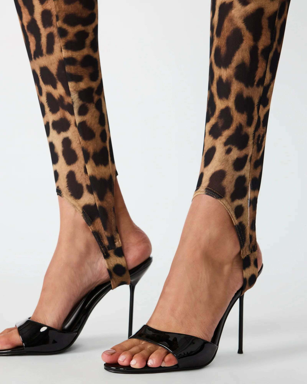 Steve Madden Sandrine Stirrup Pant in Animal Print