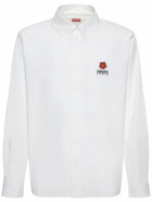 KENZO PARIS - Boke Logo Cotton Poplin Shirt