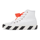 Off-White White Vulcanized High-Top Sneakers