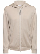 BRUNELLO CUCINELLI Cotton Blend Jersey Sweatshirt Hoodie