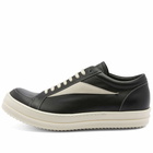 Rick Owens Men's Low Sneakers in Black/Milk