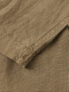 Corridor - Unstructured Linen Blazer - Green
