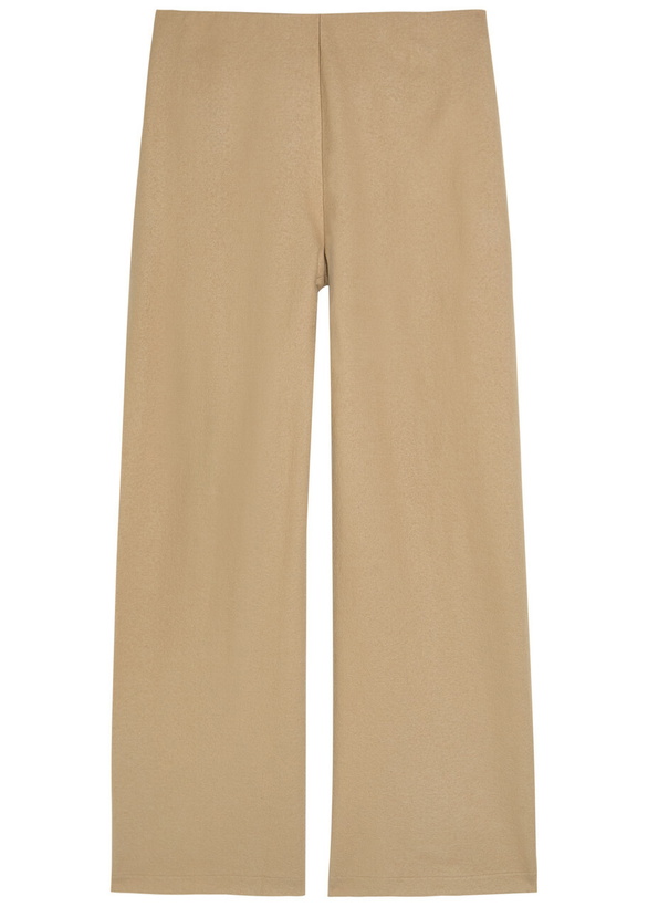 Photo: Eileen Fisher Wide-leg Wool Trousers Beige