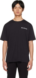 Balmain Black Reflective T-Shirt