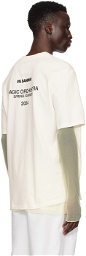 Jil Sander Off-White Layered Long Sleeve T-Shirt