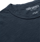 Todd Snyder - Slub Cotton-Jersey T-Shirt - Navy