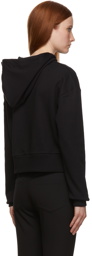 Balmain Black Strass Hoodie