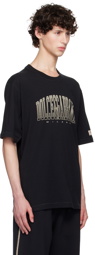 Dolce&Gabbana Black 'Dolce&Gabbana' Logo Print T-Shirt