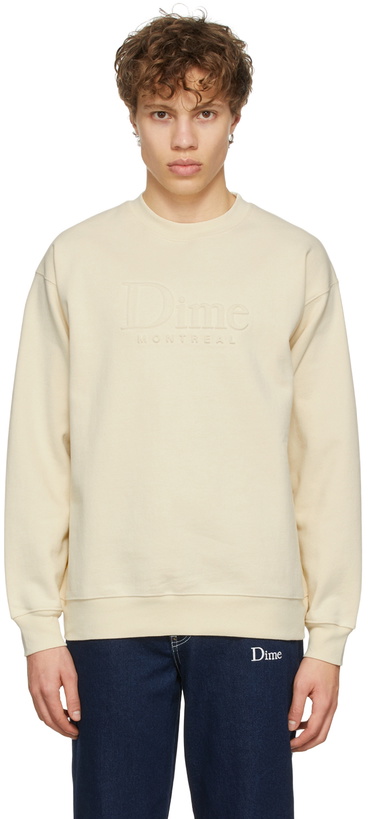 Photo: Dime Off-White Classic Sweatshirt