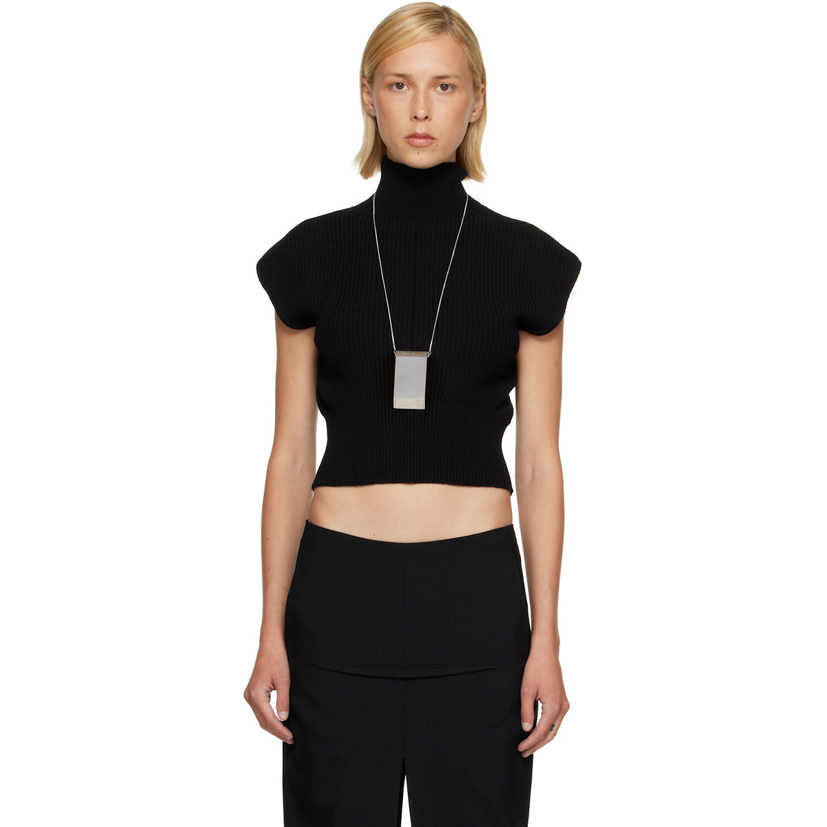 Rick Owens Black Tower SL Turtleneck