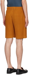 HOMME PLISSÉ ISSEY MIYAKE Orange Colorful Pleats Shorts