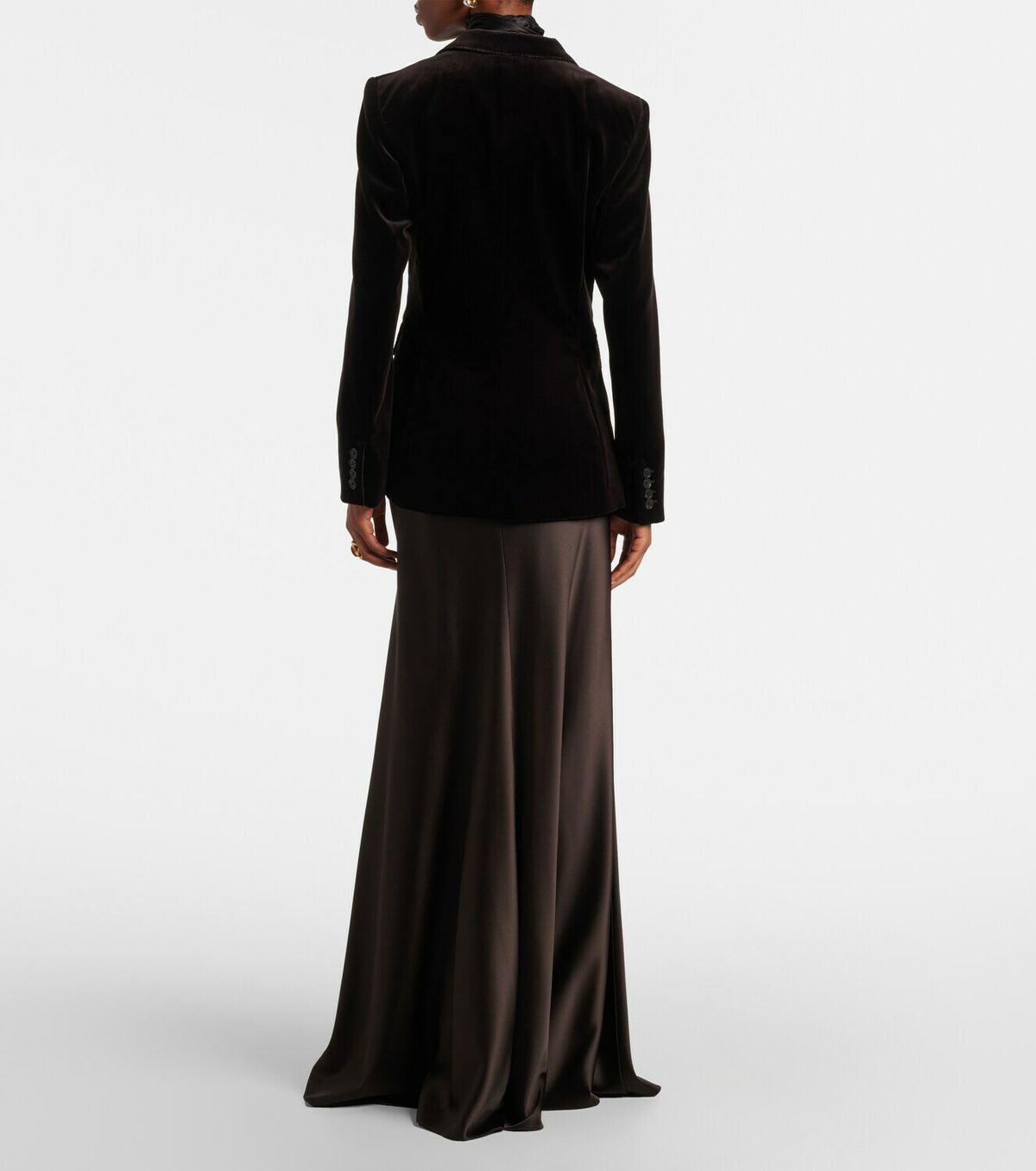 Ralph Lauren Collection Cotton-blend velvet blazer