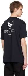 Raf Simons Black Printed T-Shirt