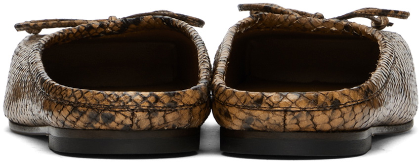 JACQUEMUS Brown La Casa 'Les mules plates Ballet' Ballerina Flats