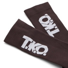 Pas Normal Studios Men's T.K.O. Race Socks in Dark Purple