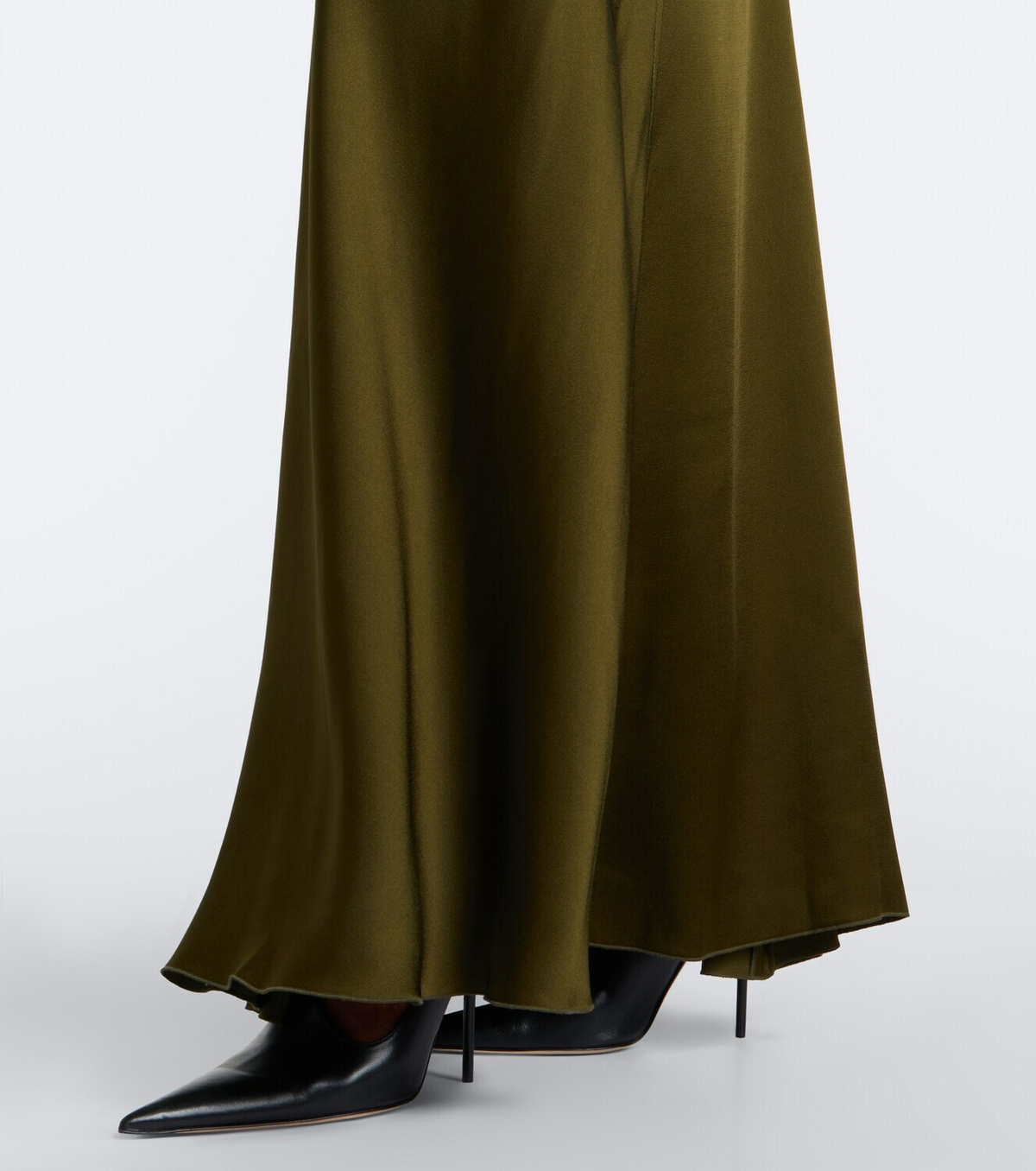 Victoria Beckham Isabella ruched satin gown