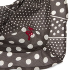Damson Madder Women's Frill Edge Headscarf in Spot 