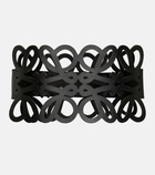 Loewe - Anagram cutout leather corset belt