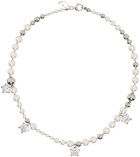 Panconesi White & Silver Perla Necklace