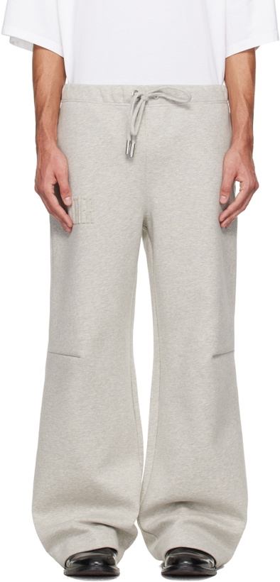 Photo: Jean Paul Gaultier Gray 'The Embossed Gaultier' Lounge Pants