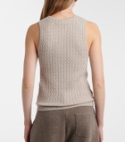 Lisa Yang Iora cable-knit cashmere tank top