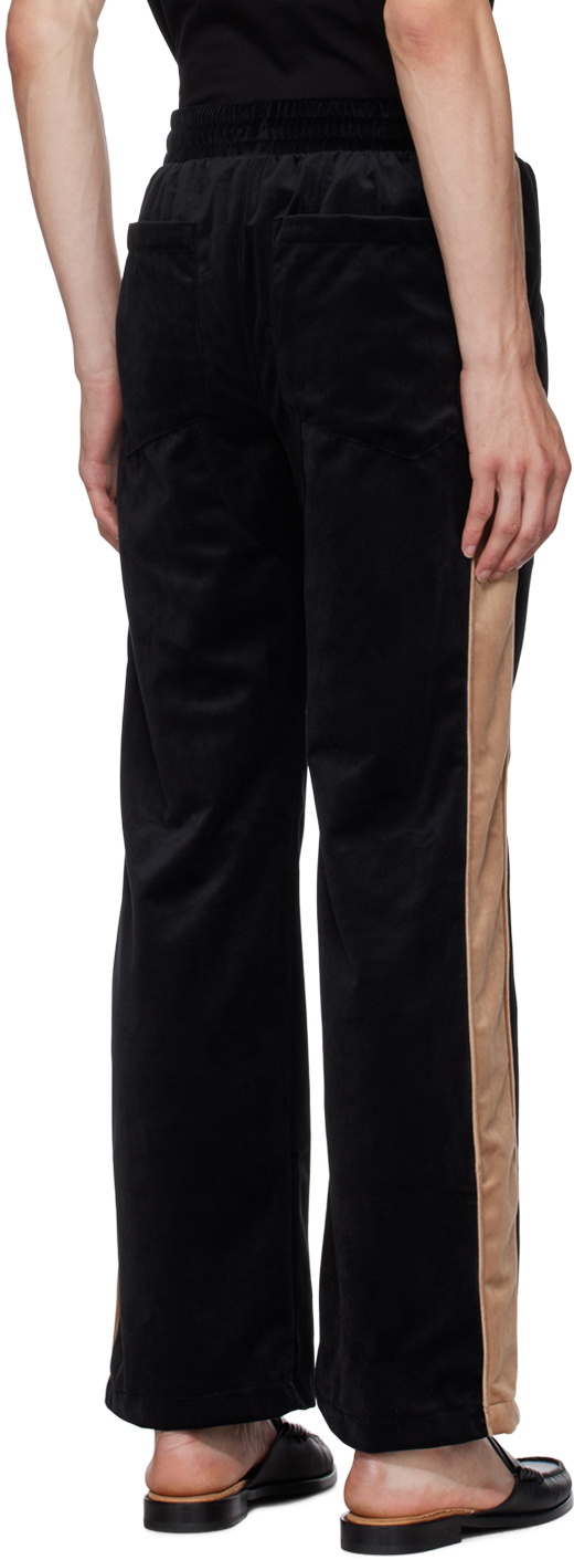 Rhude Black Embroidered Sweatpants