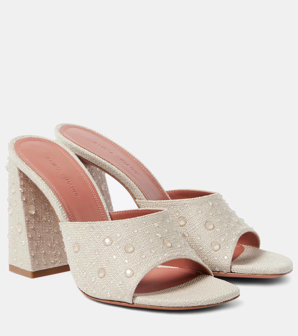 Amina Muaddi Brigitte Slipper 95 mules Amina Muaddi