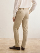De Petrillo - Tapered Cotton-Twill Suit Trousers - Neutrals