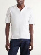 Rag & Bone - Conrad Cotton and Silk-Blend Polo Shirt - White