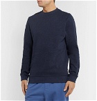 Oliver Spencer Loungewear - Ribbed Cotton-Jersey Sweatshirt - Navy