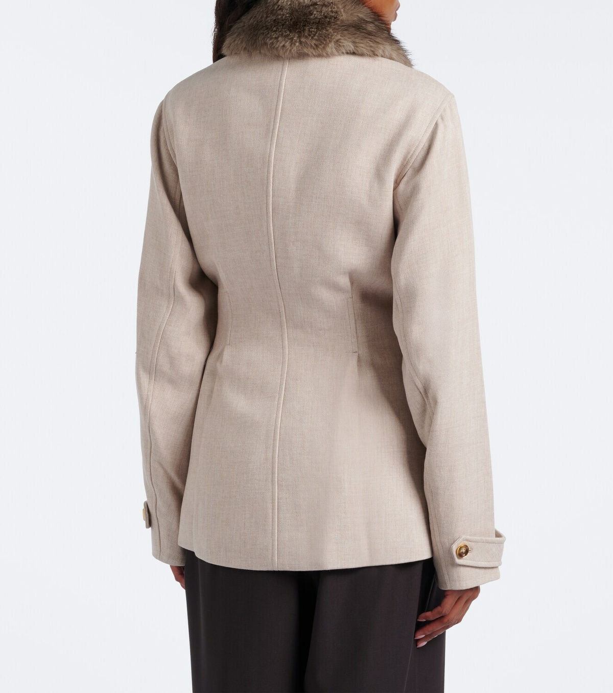 Veronica Beard Severine pleated jacket