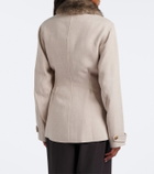 Veronica Beard Severine pleated jacket