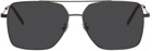 Gucci Grey Rectangular Sunglasses