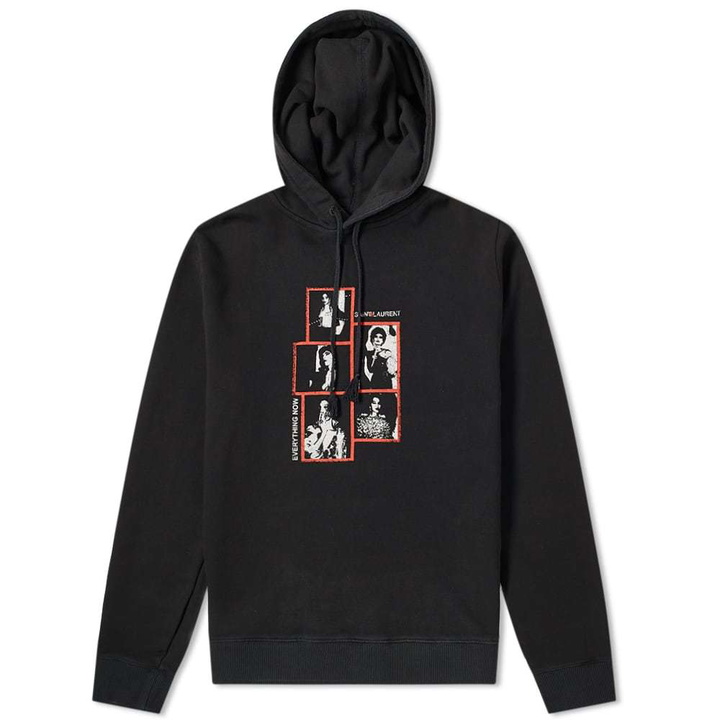 Photo: Saint Laurent Damaged Advert Popover Hoody