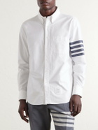 Thom Browne - Striped Cotton Shirt - White