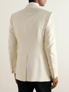 TOM FORD - Slim-Fit Grain de Poudre Silk Tuxedo Jacket - White