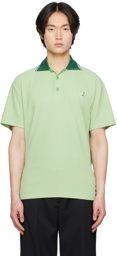 Maison Kitsuné Green Fox Head Polo