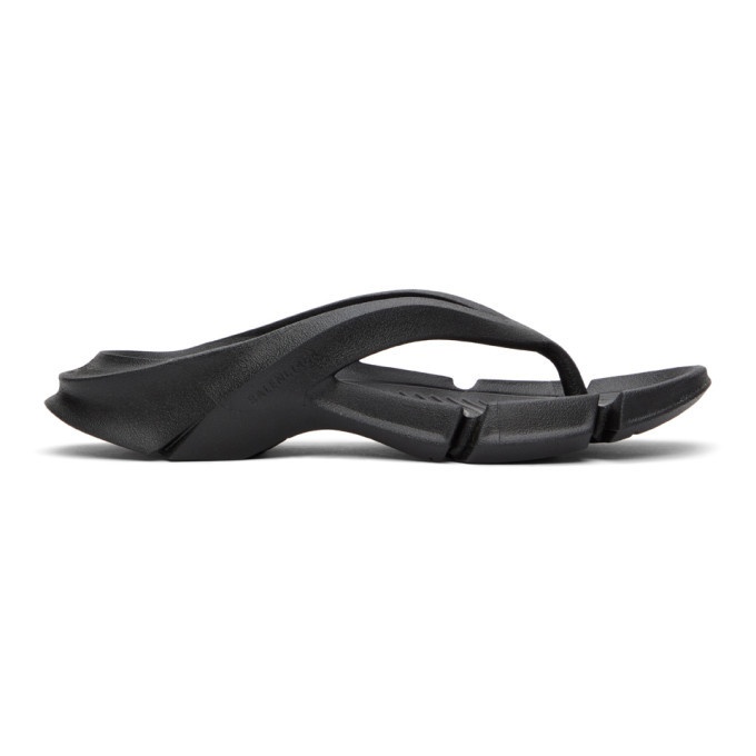 Photo: Balenciaga Black Mold Thong Sandals