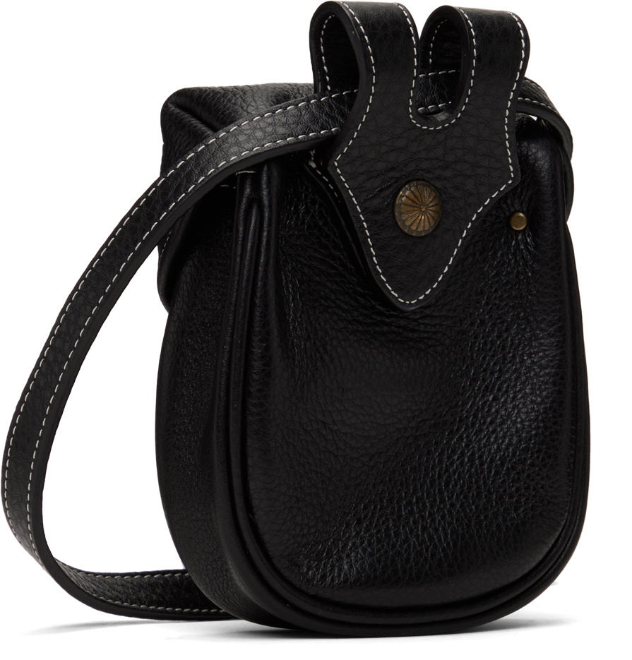 AFTER PRAY Black Western Belted Cross Bag