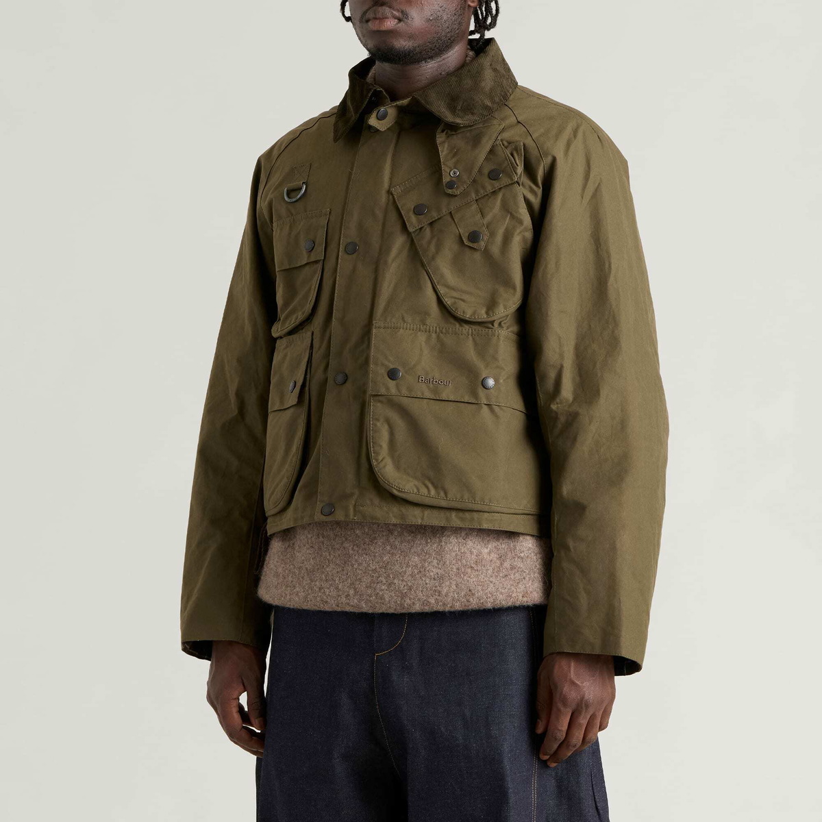 Barbour Men's x Norbit 3- In 1-Casual Jacket in Khaki Brown