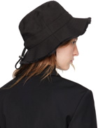 JACQUEMUS Black Les Classiques 'Le bob Artichaut' Bucket Hat