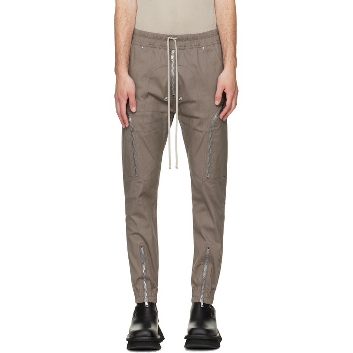 Photo: Rick Owens Gray Tower Heizer Cargo Pants