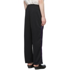 Needles Black Side Line Trousers