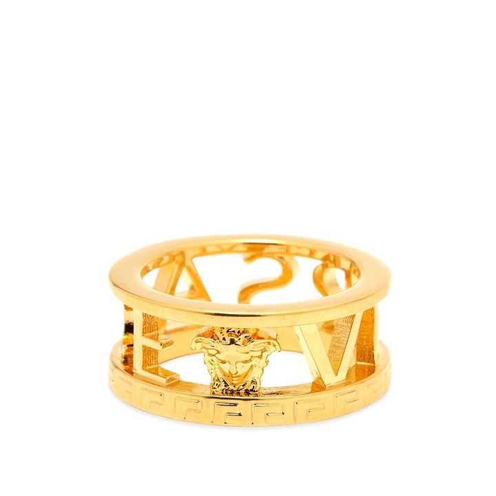 Photo: Versace Logo Ring