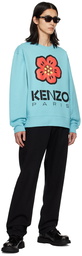 Kenzo Blue Kenzo Paris Boke Flower Sweatshirt